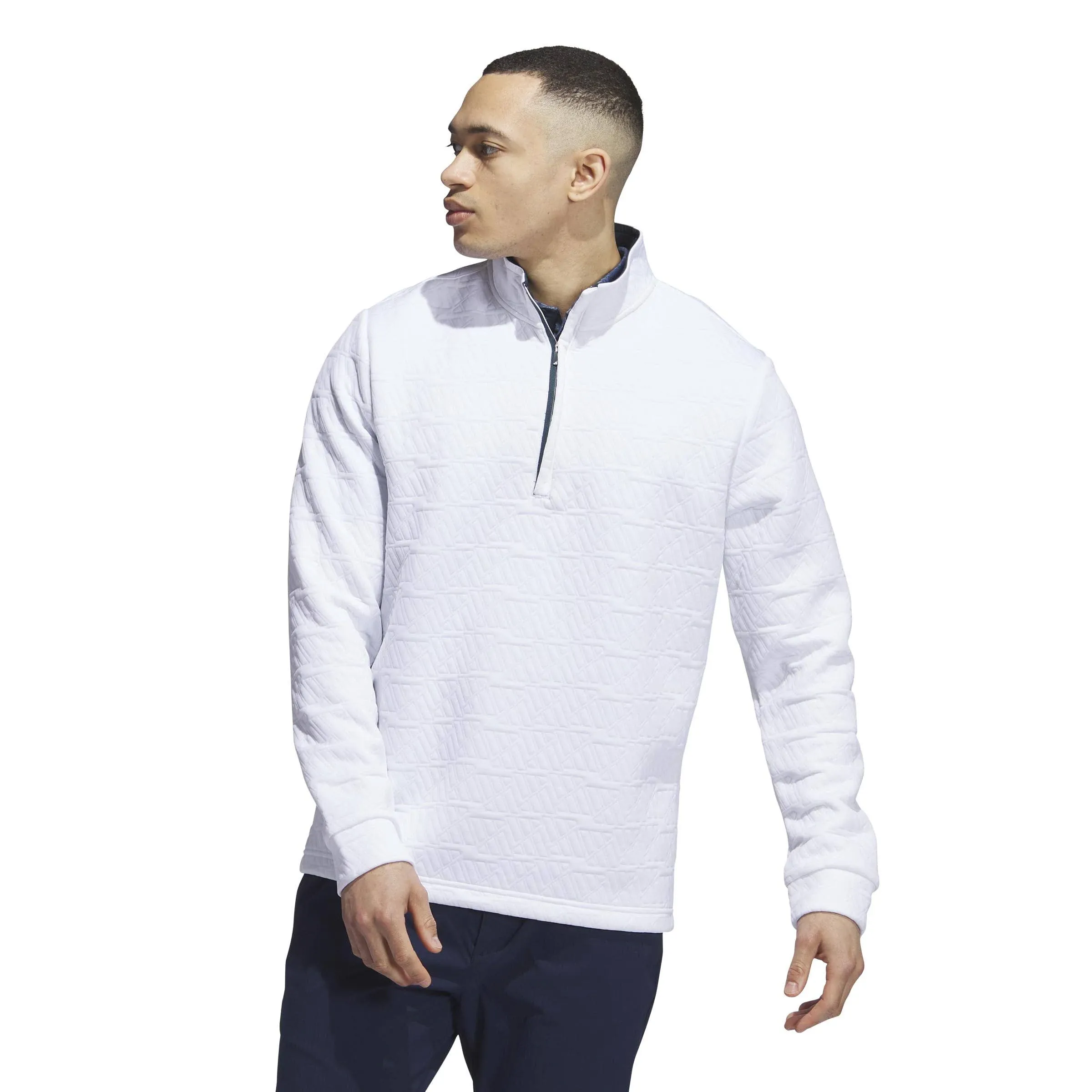 adidas Men&#039;s DWR 1/4 Zip Pullover 3X-Large, White 