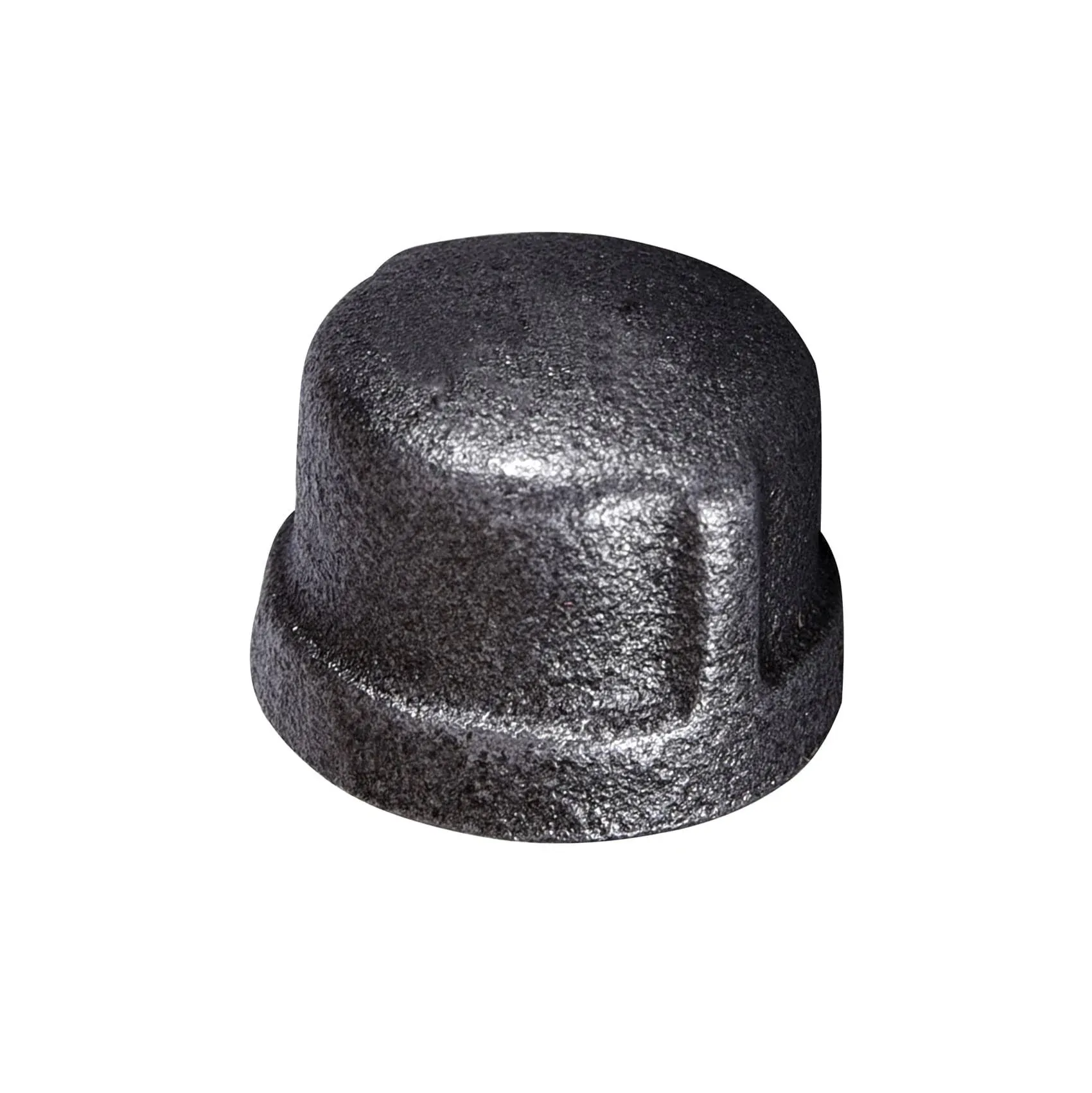 Malleable Iron Pipe Cap Black 2&#034;