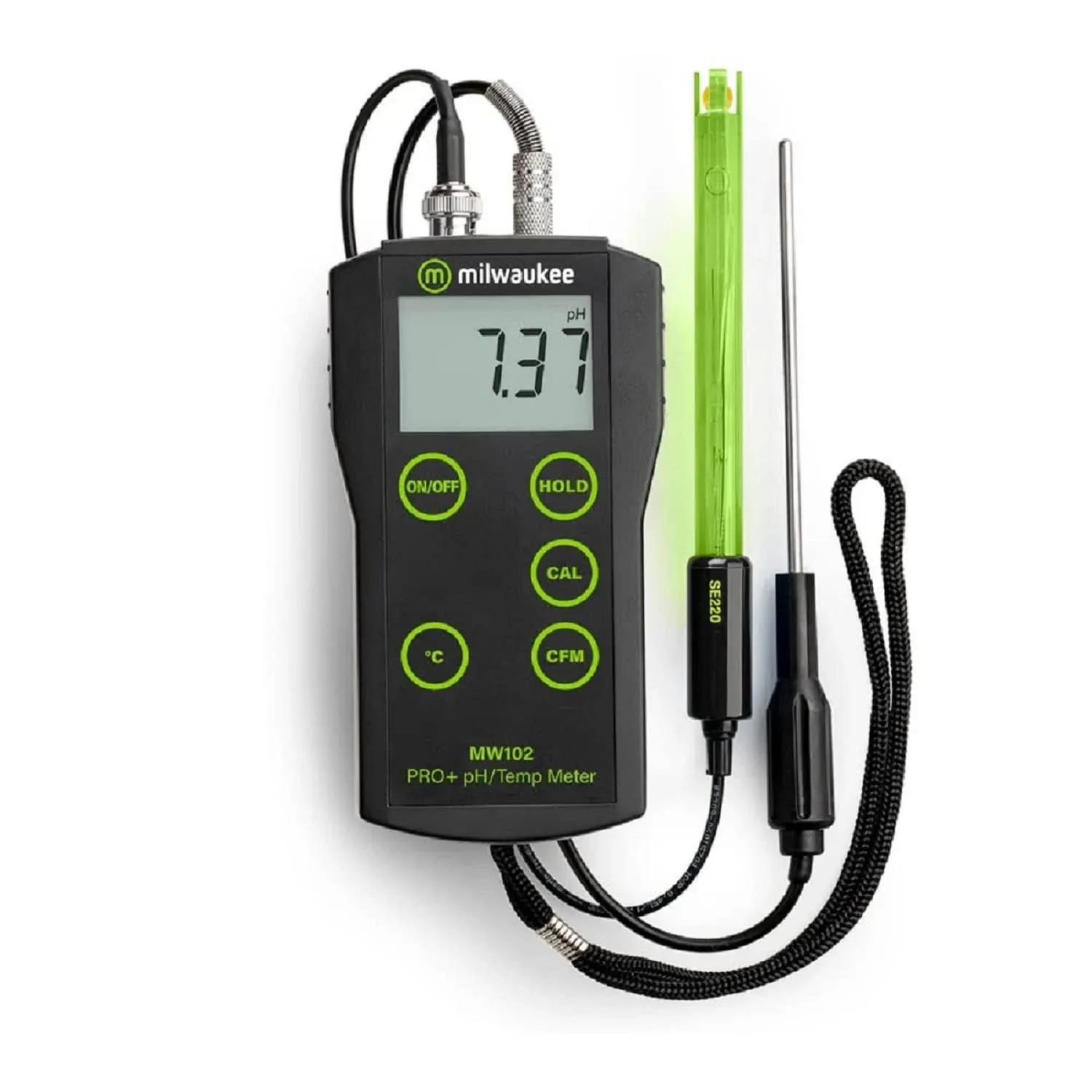 Milwaukee MW102 pH and Temperature Meter