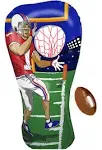 Island Genius Inflatable Football Toss Target Party Game, Sports Toys Gear and Gifts for Kids Boys Girls and Family