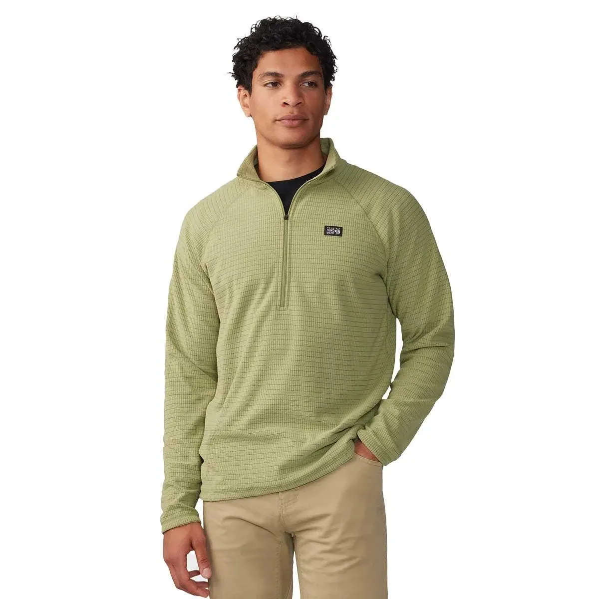 Mountain Hardwear Summit Grid 1/2 Zip - Men's - Light Cactus - L