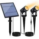 Solar Spotlights Solar Powered Landscape Lights Low Voltage Ip65 Waterproof 16.4