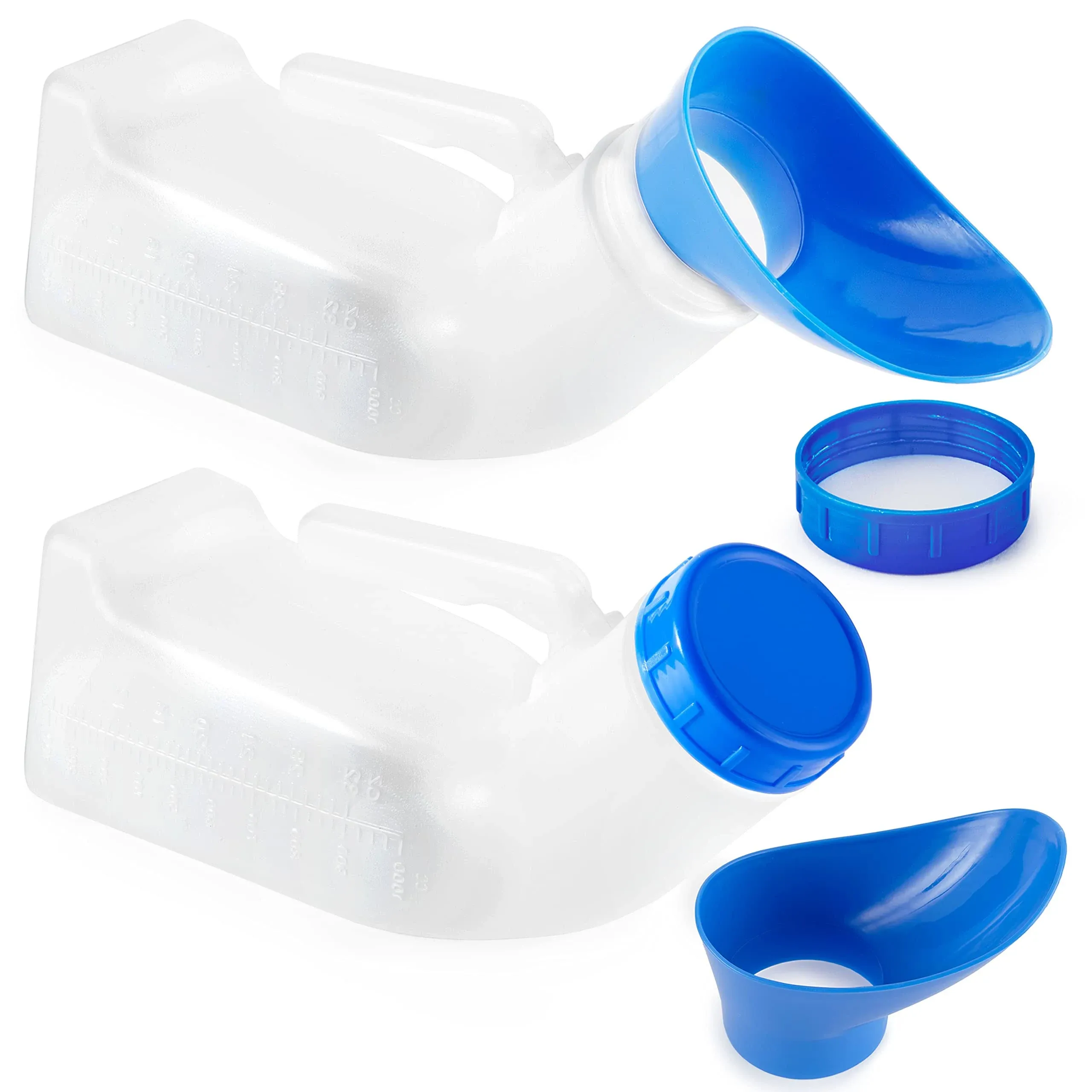 Unisex Urinal Bottle (2 Pack) - Portable Urinal for Women &amp; Men - Female Urinal 