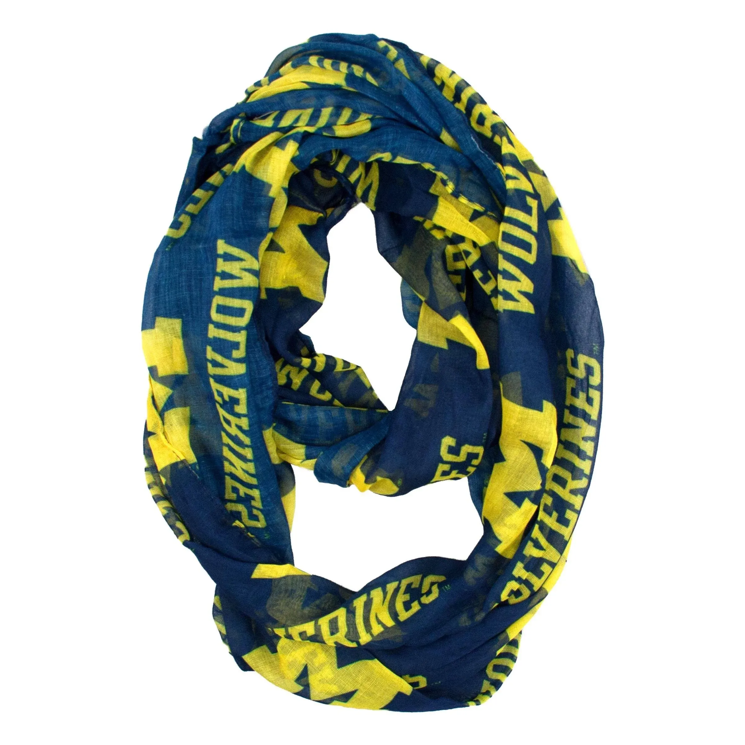 Michigan Wolverines Logo Infinity Scarf FOCO