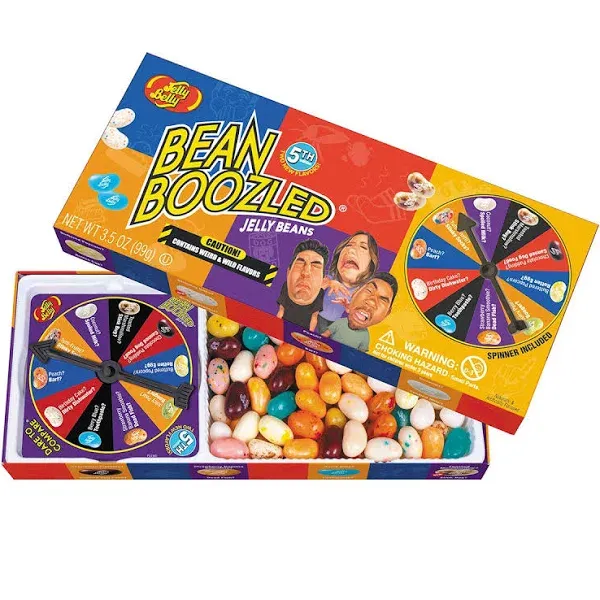 Jelly Belly 4ta Edición Beanboozled girador para juego de Jelly Beans, caja de regalo, 3.5 onzas