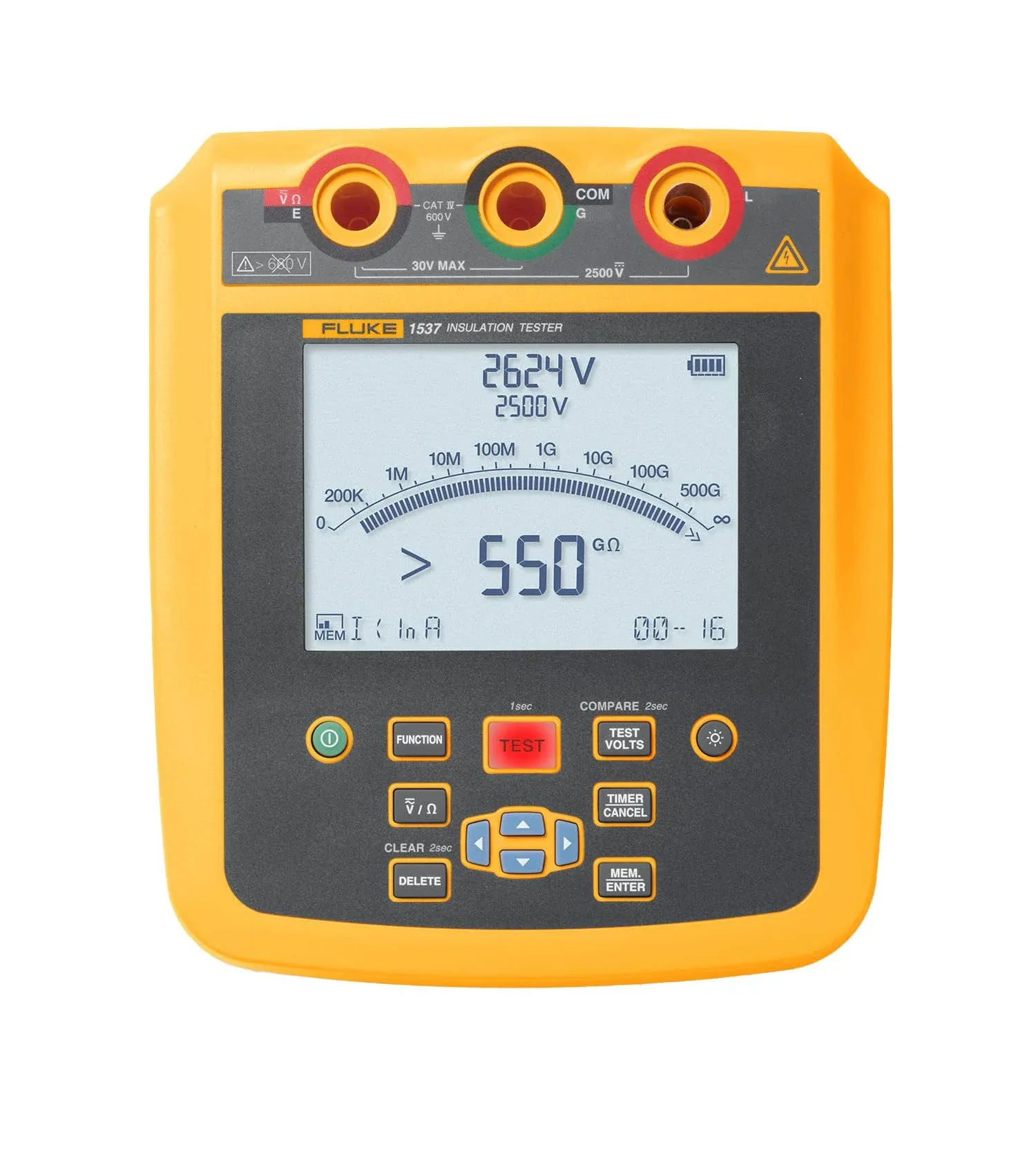 Fluke 1537 - Advanced Insulation Tester (2500V)