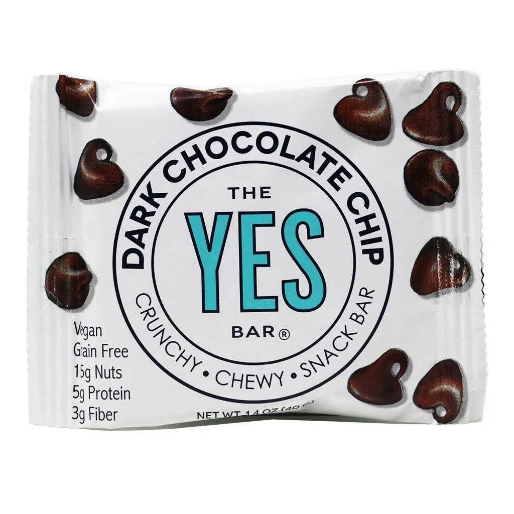 Yes Bar Dark Chocolate Chip Snack Bar