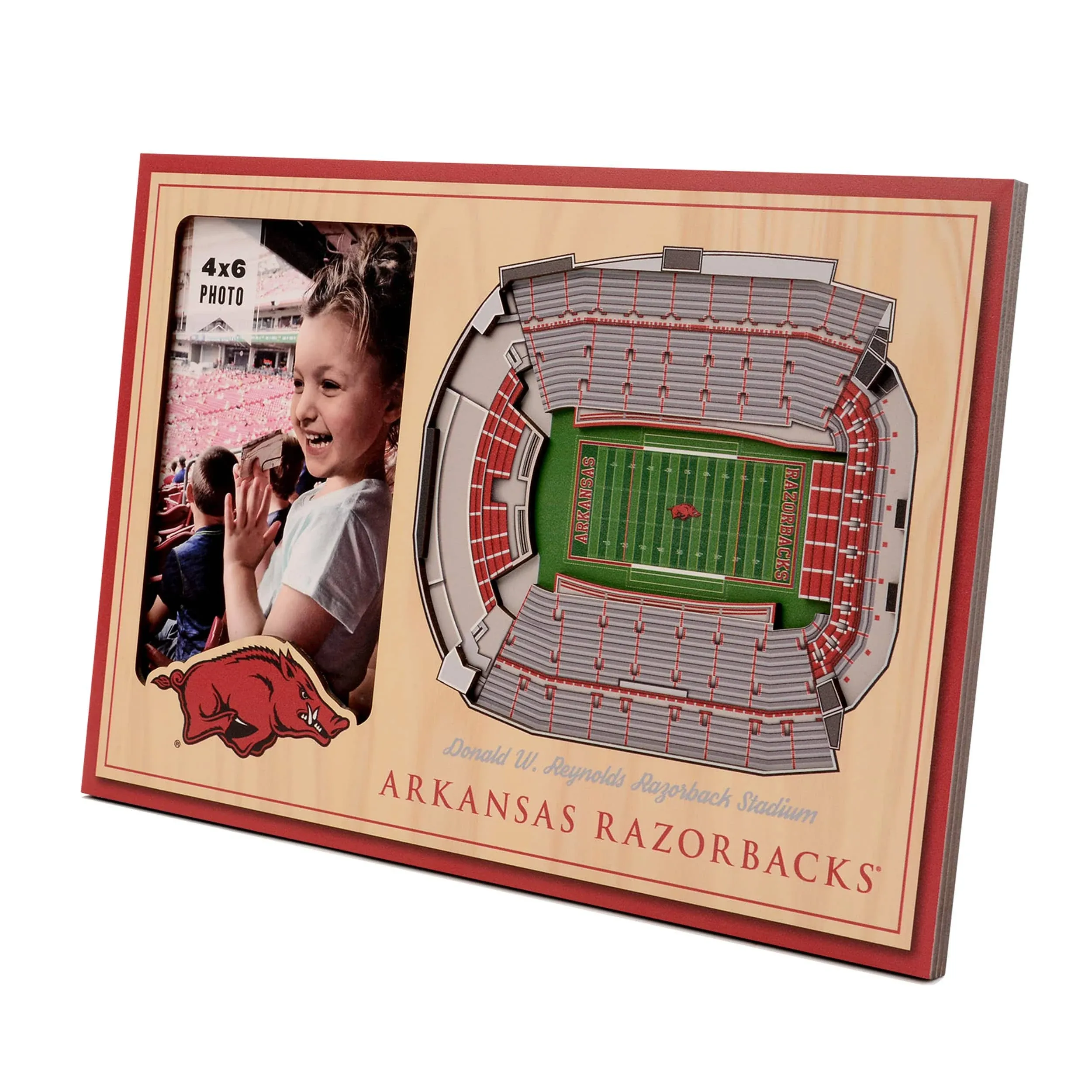 NCAA Arkansas Razorbacks 3D StadiumViews Picture Frame