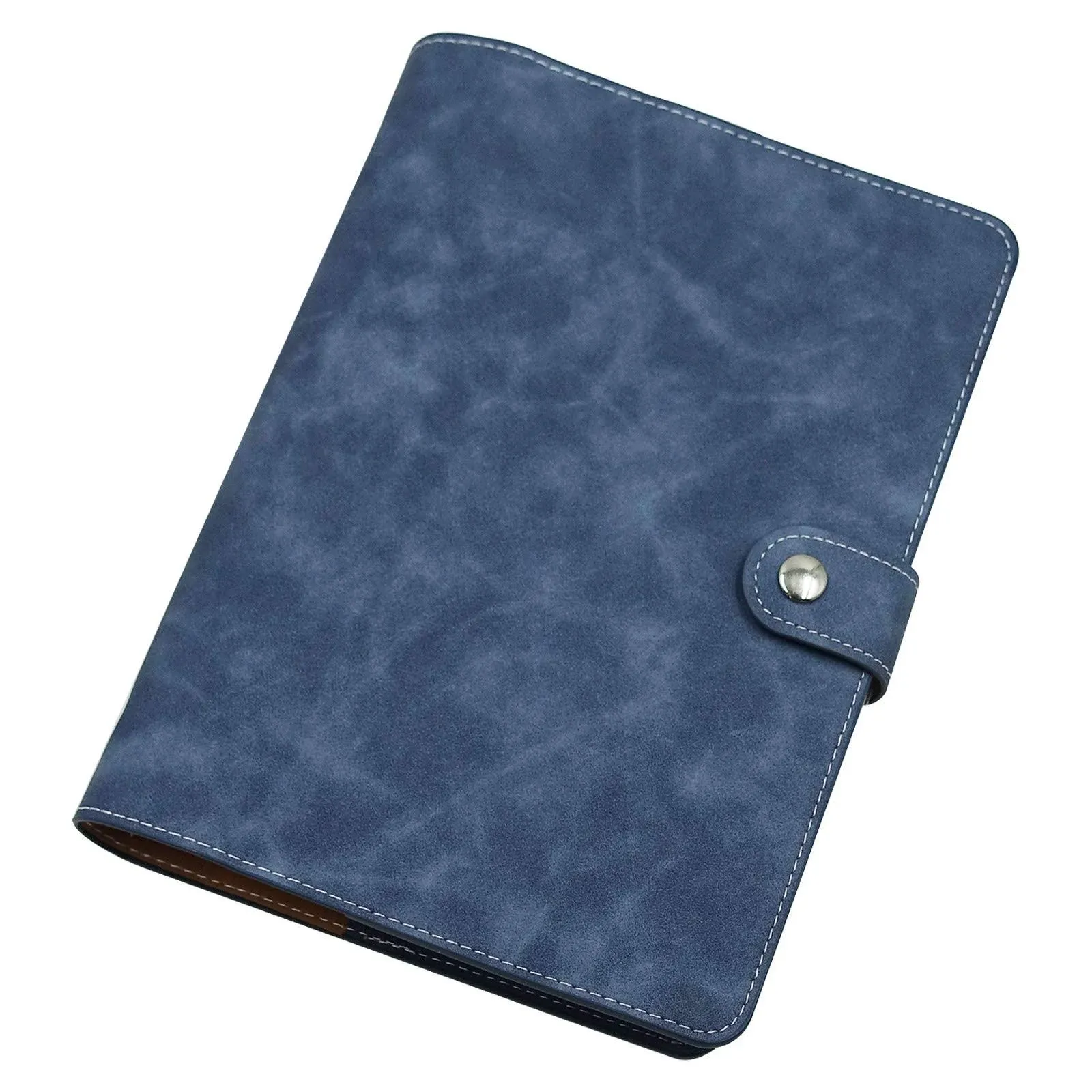 tutata A5 PU Leather Notebook Binder, Refillable 6 Round Ring Binder Cover for A5 ...