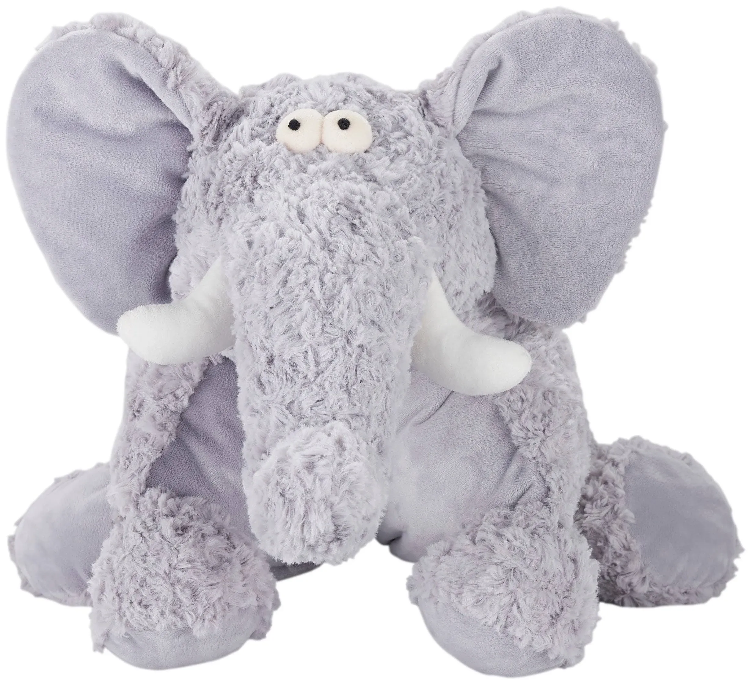 Mina Victory Plush Lines Foldable Elephant Stuffed Animal Grey Throw Pillows