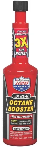 Lucas Oil 10026-PK12 Octane Booster - 15 oz Pack of 12