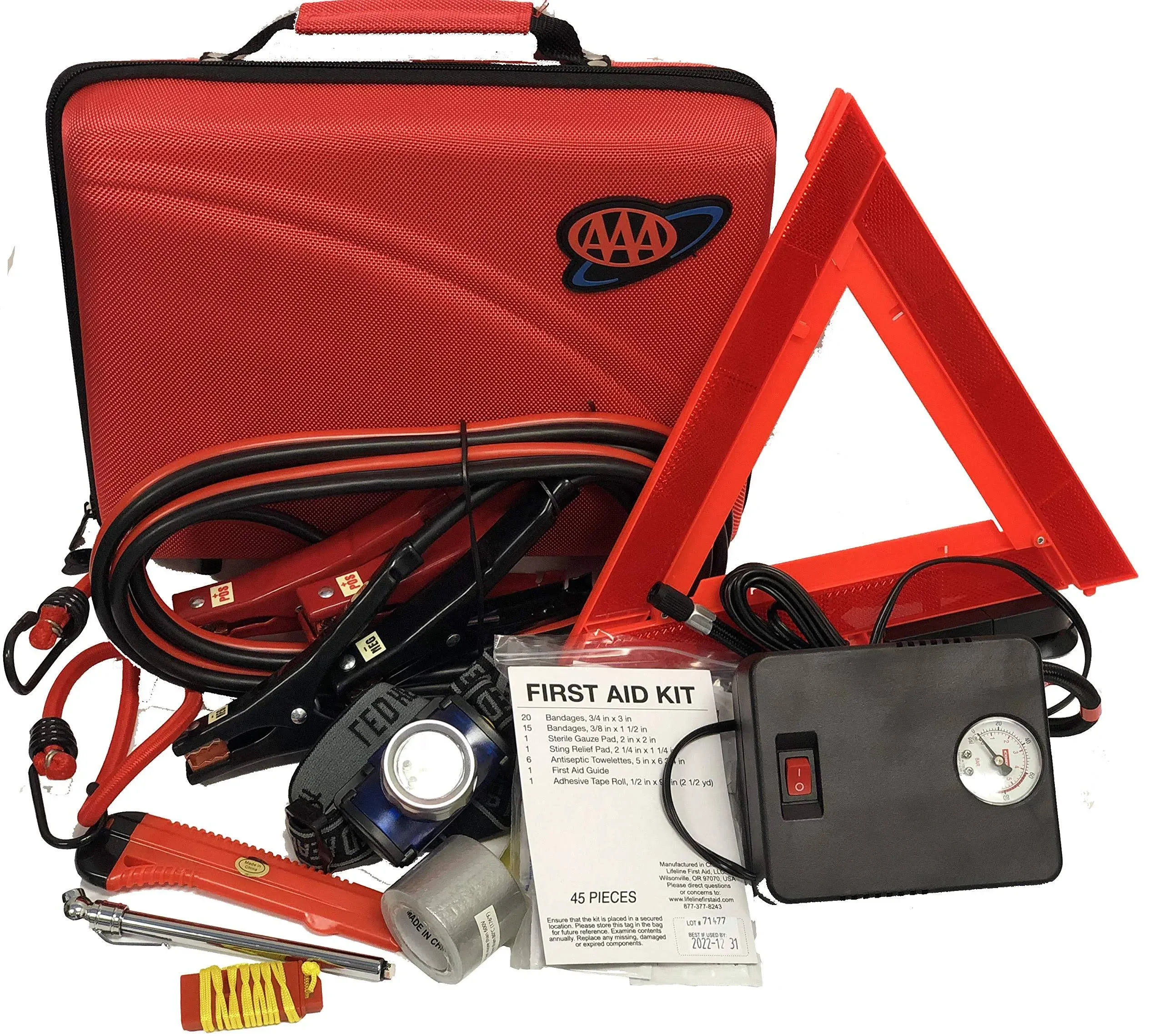 Lifeline 68-Piece AAA Destination Road Kit