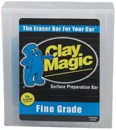 Auto Magic Clay Magic - Blue Clay Bar for Glass, Chrome, Fiberglass & More - Fine Grade - 200 Grams