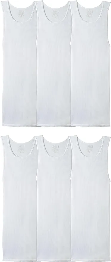 Fruit of The Loom Men's Tag-Free Tank A-Shirt