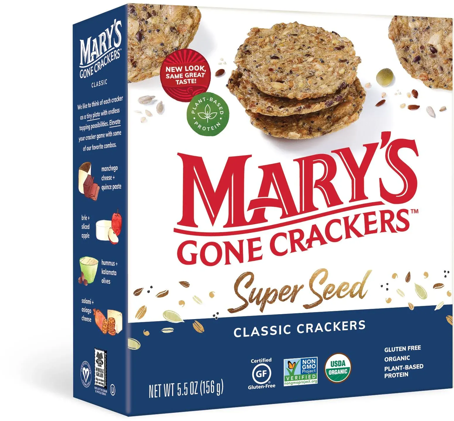 Mary's Gone Crackers Super Seed Classic Crackers