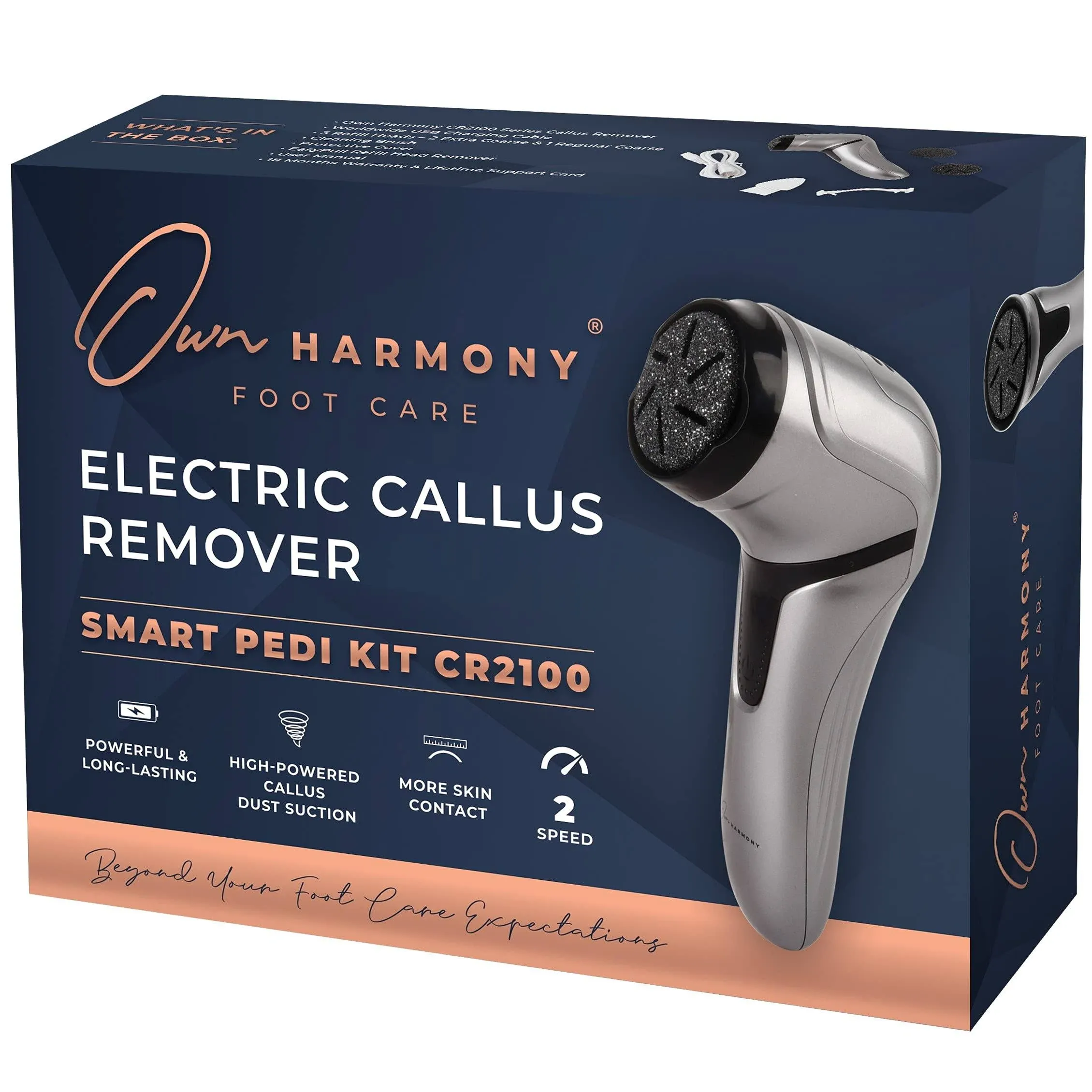 Electric Foot Callus Remover with Vacuum - Own Harmony Professional Pedicure ...