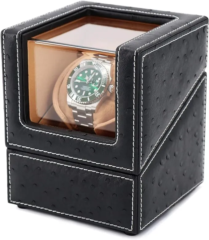 DRIKLUX Automatic Single Watch Winder Case for Rolex with Quiet Motor,Premium Os