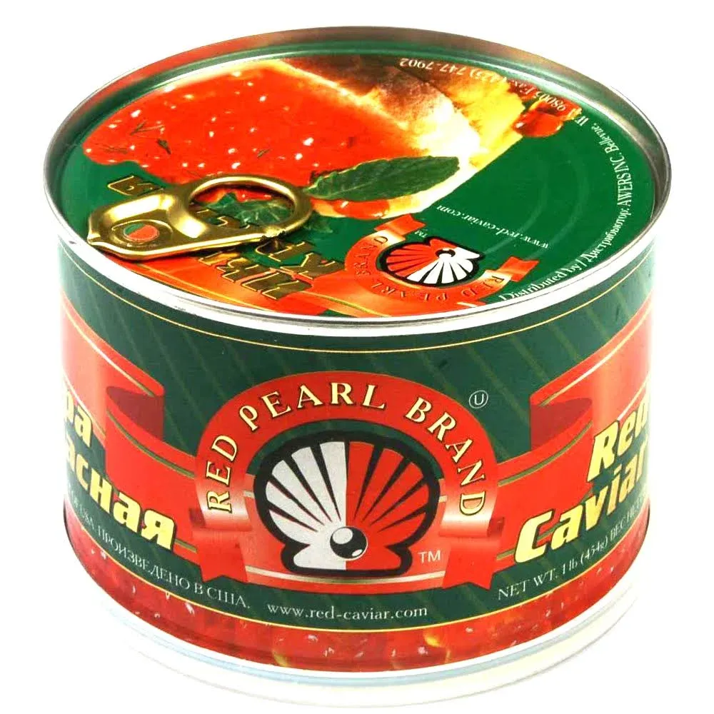 Red Pearl Salmon Red Caviar 454g / 1lb