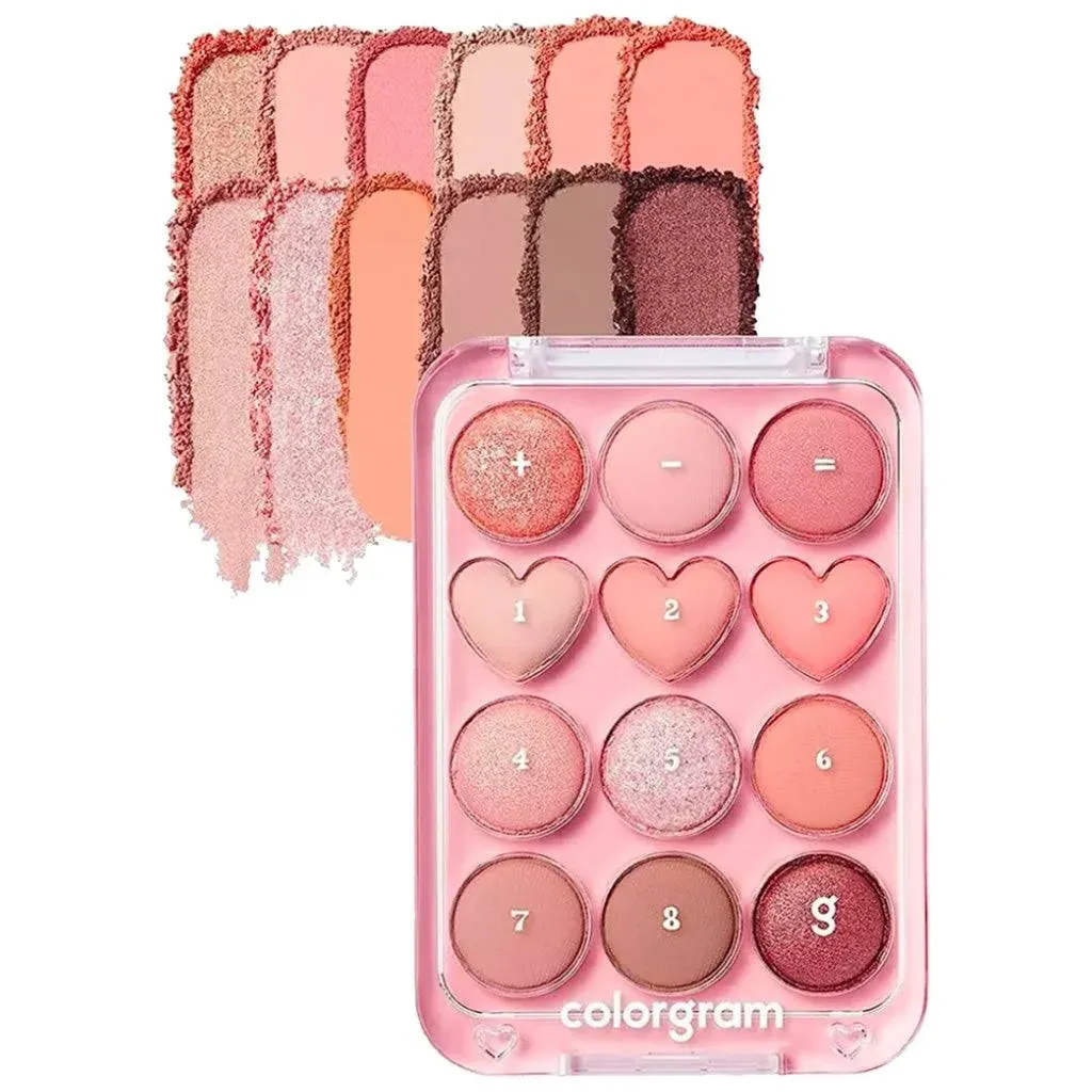 Colorgram, Pin Point Lidschattenpalette, 03 Pink + Lavender = Love, 0,31 oz. (8,9 g)