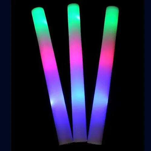 SEEROOTOYS Light up LED Foam Sticks Halloween Party, 20pcs