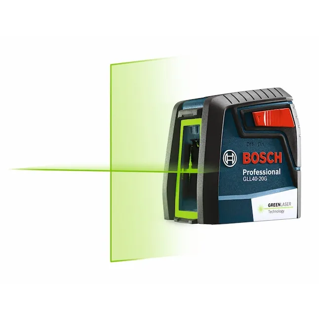 Bosch GLL40-20G Green Beam Self-Leveling Cross-Line Laser