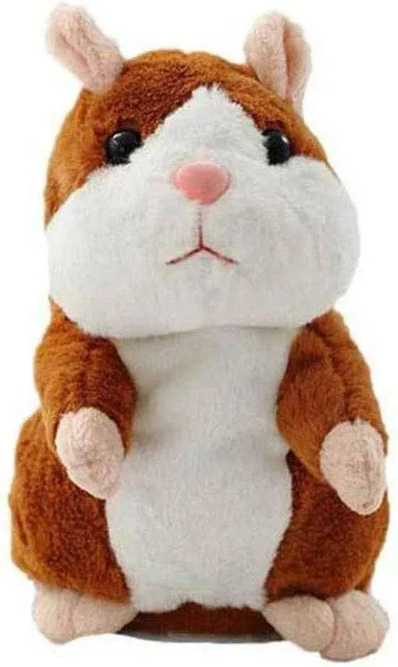 BestLand Plush Interactive Toys PRO Talking Hamster Repeats What You Say Pet for