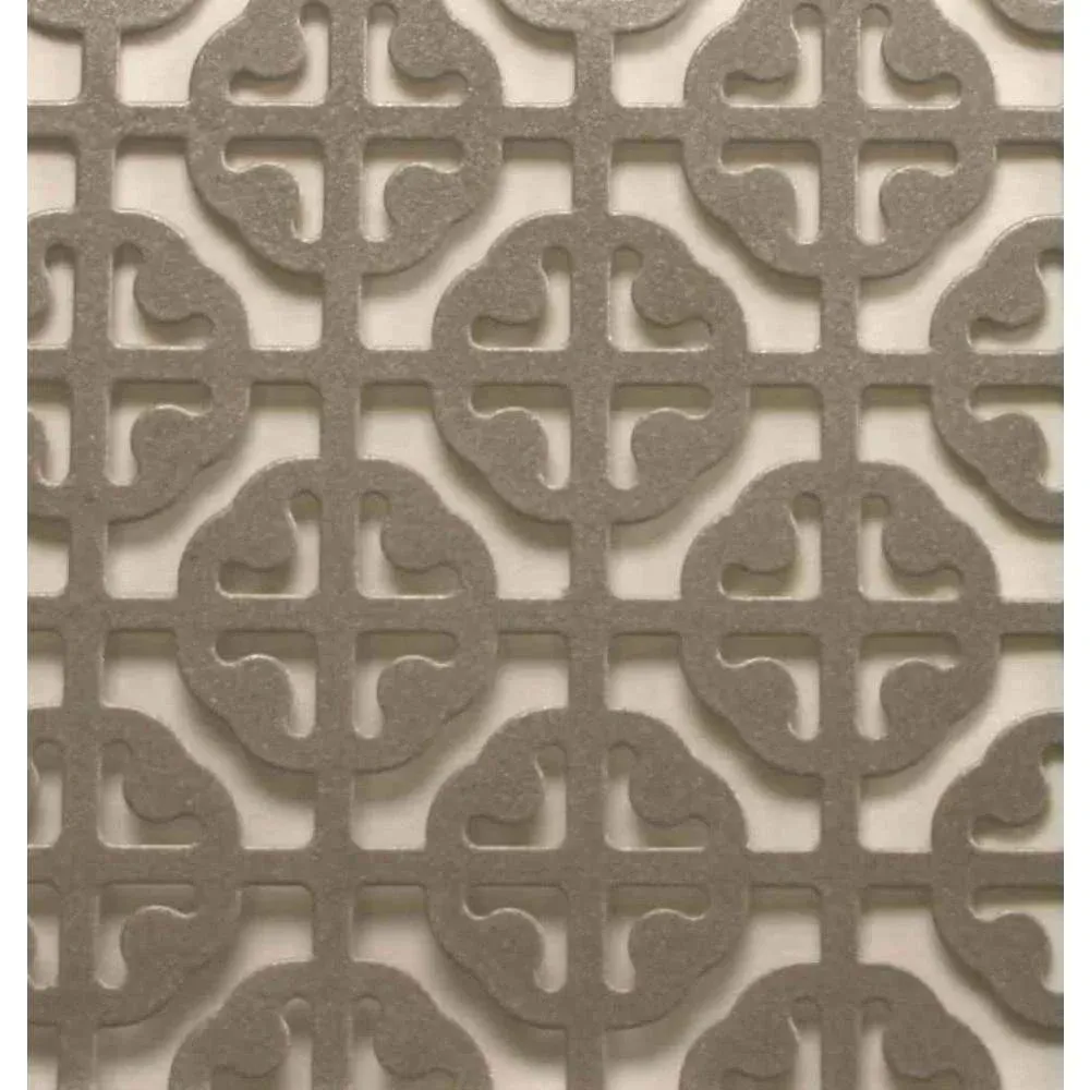 M-D Building Products 1 ft. x 2 ft. Satin Nickel Mosaic Aluminum Sheet 57005