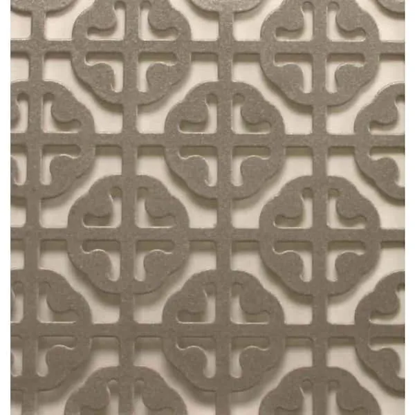 M-D Building Products 1 ft. x 2 ft. Satin Nickel Mosaic Aluminum Sheet