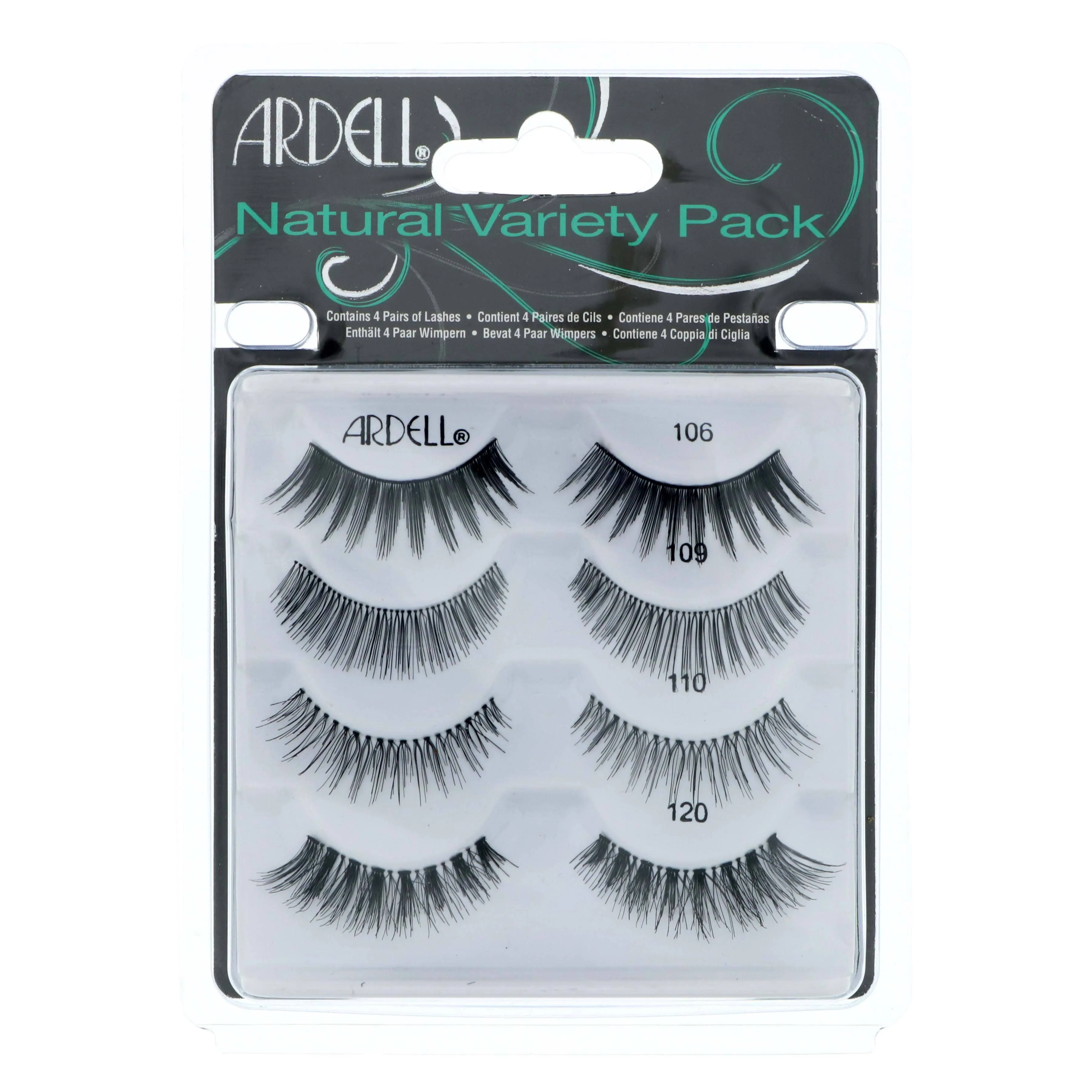 Ardell False Lashes Faux Mink Wispies Multipack, 1 PK x 4 Pairs, Size: 4 Pair (Pack of 1), Brown