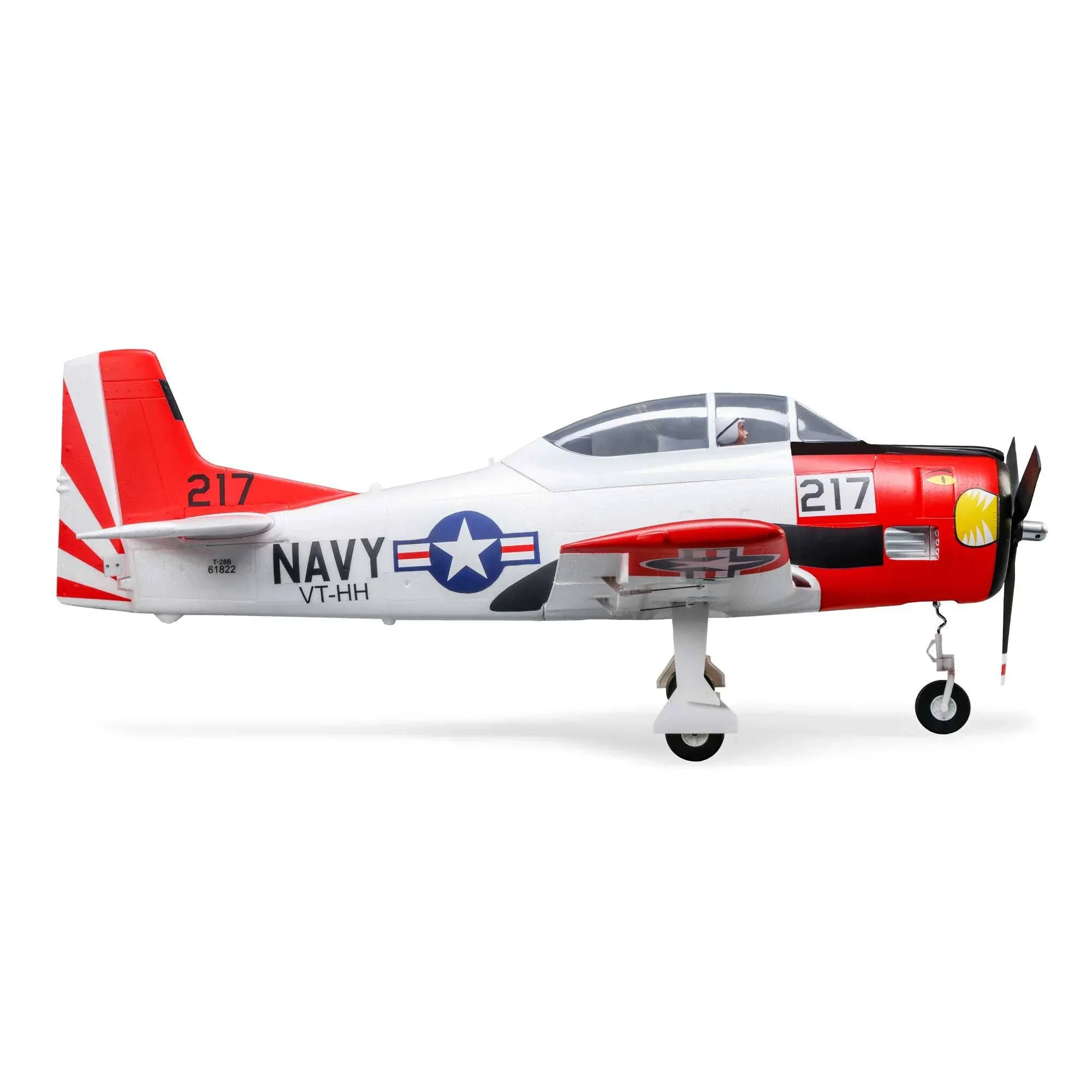 E-flite - T-28 Trojan 1.2m With Smart Bnf Basic - 18350