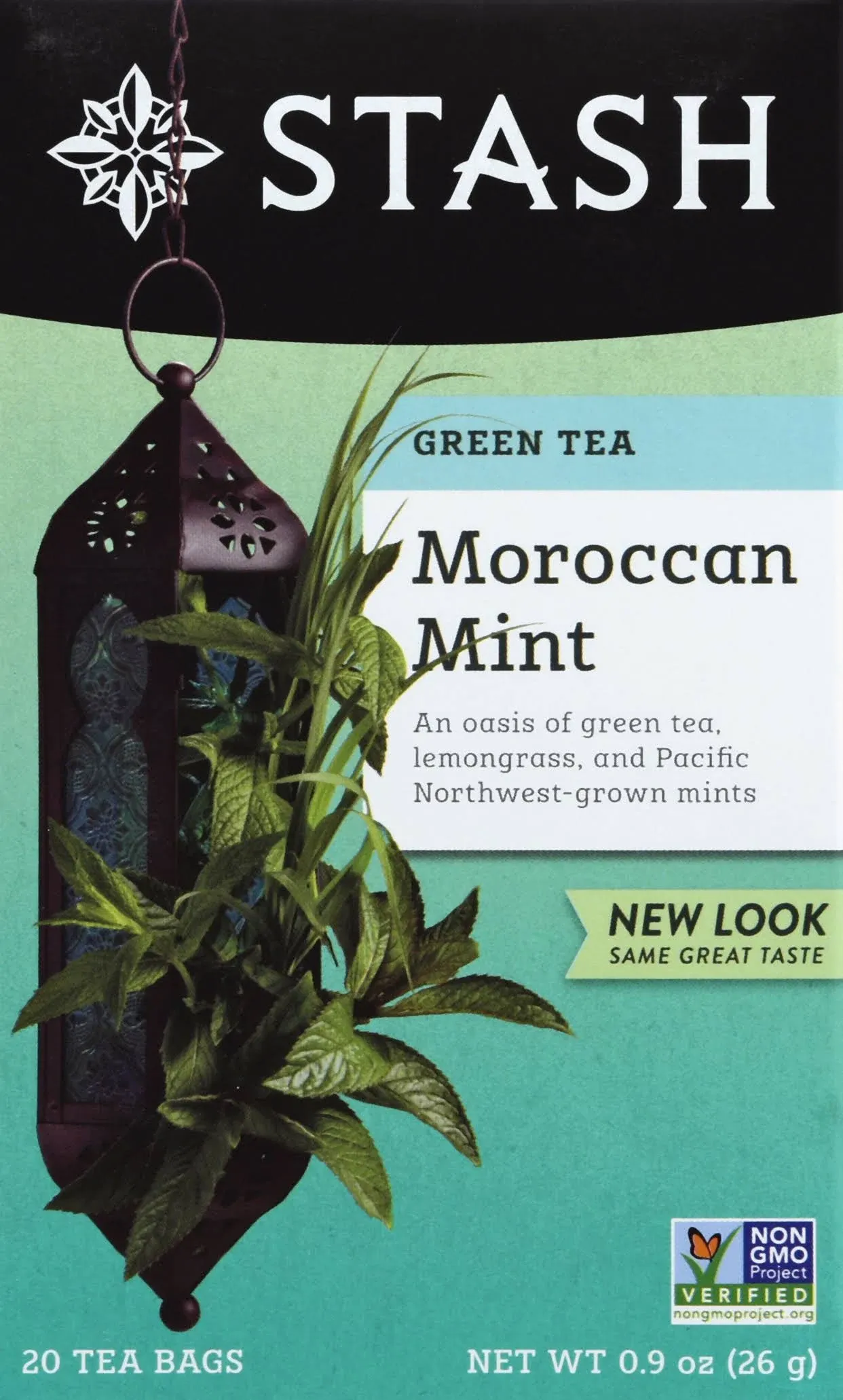 NEW Stash Green Tea Blends Contain Caffeine Moroccan Mint Green 20CT