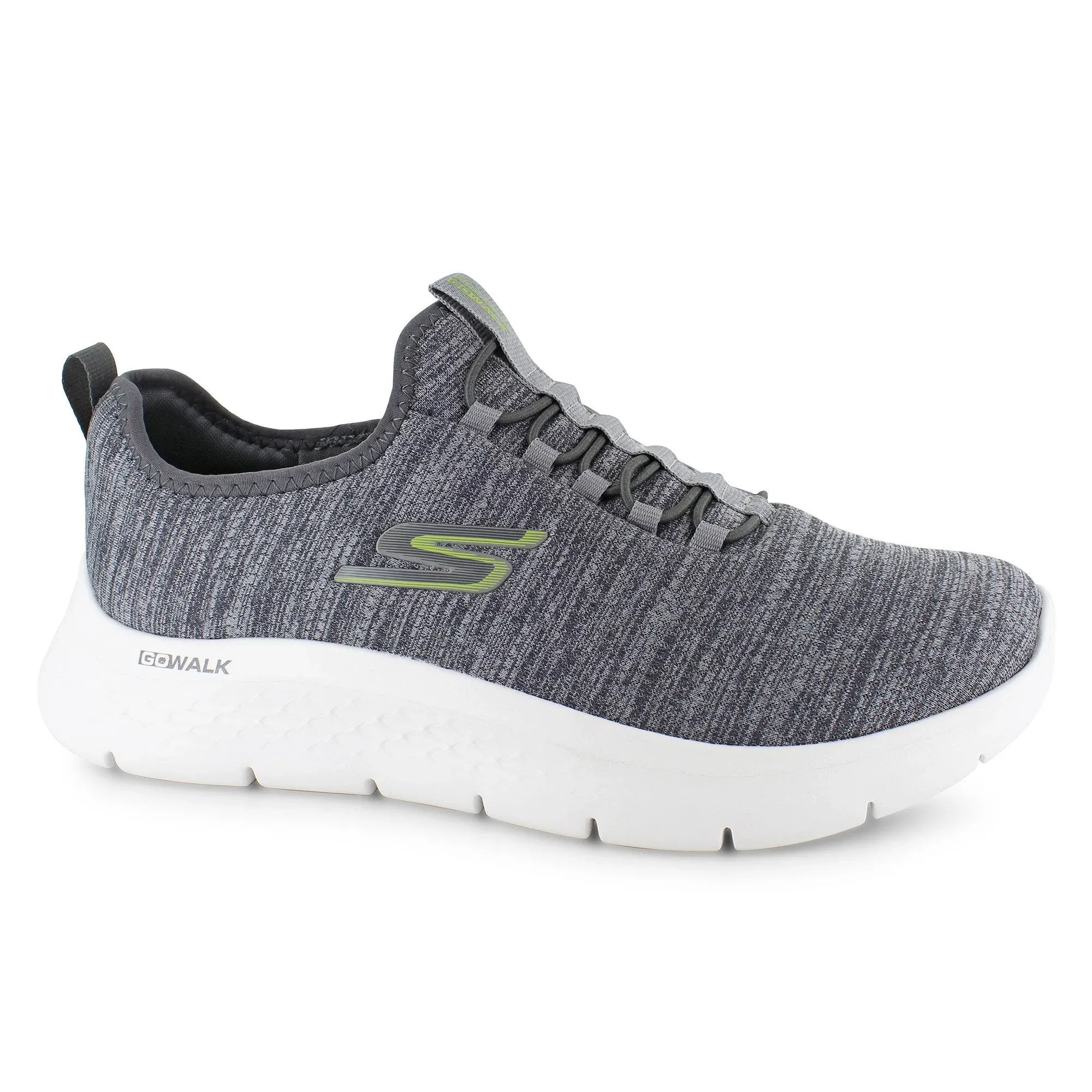 Skechers Men's Gowalk Flex Slip-On, Size 10, Gray Lime