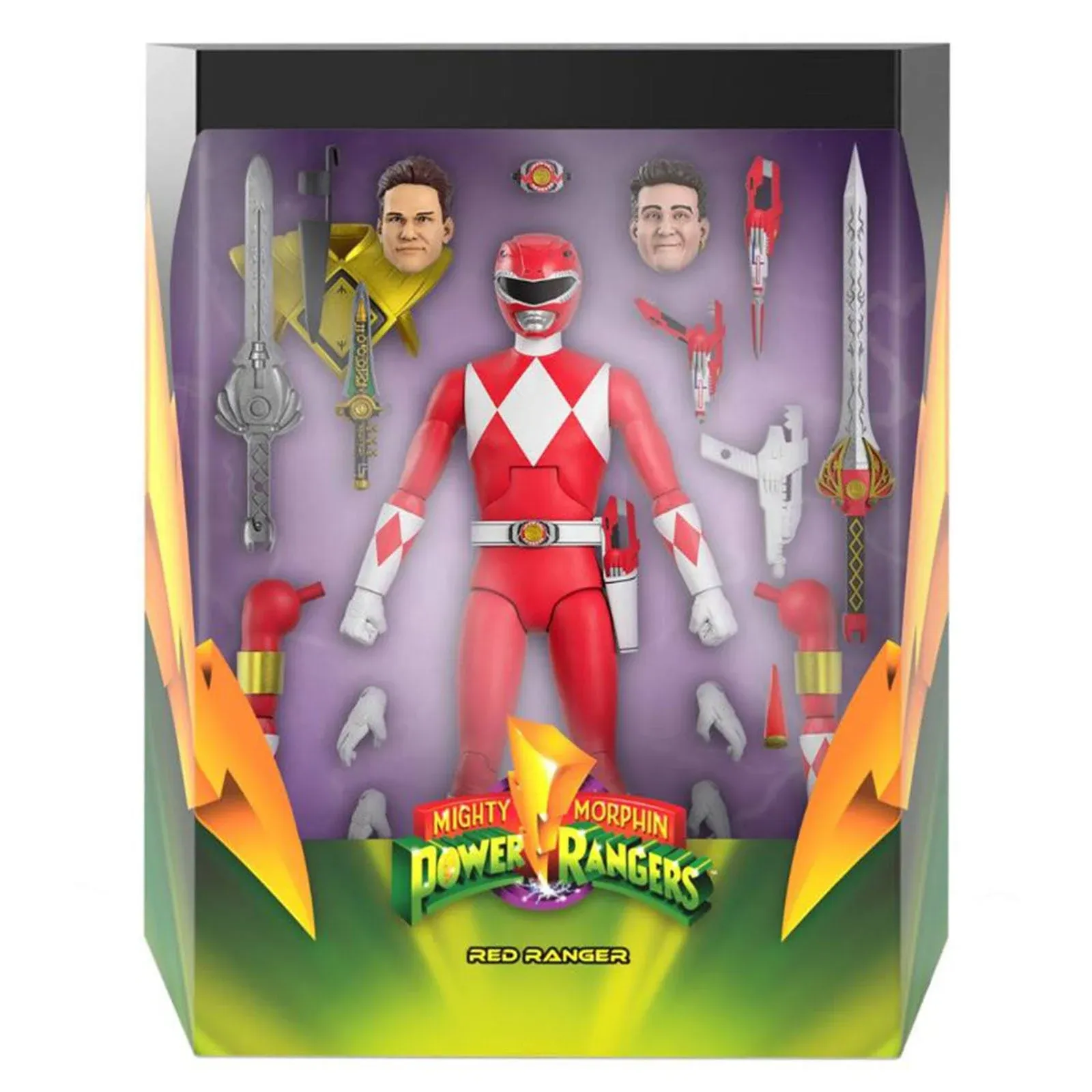 Power Rangers Ultimates Mighty Morphin Red Ranger Figure