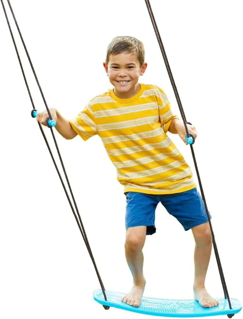 Kick Stand Up Outdoor Surfing Tree Swing for Kids Up to 150 Lbs