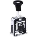 Cosco Automatic Numbering Machine, 6-Digits, 8 Modes, Black Ink (026138)