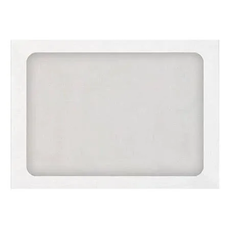 LUX A7 Full Face Window Envelopes; 28lb White 250/Pack (A7FFW-28W-250)