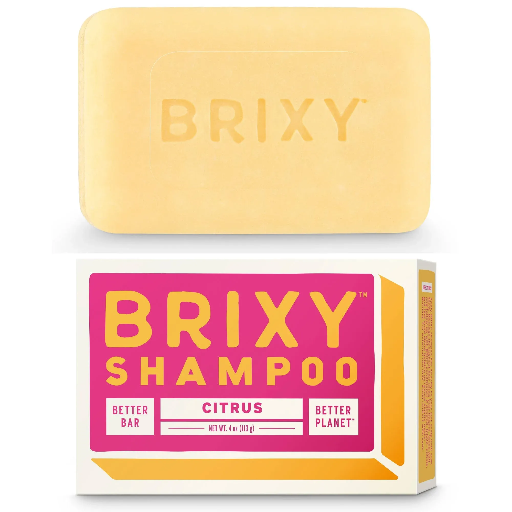 Brixy Citrus Shampoo Bar - 4 oz