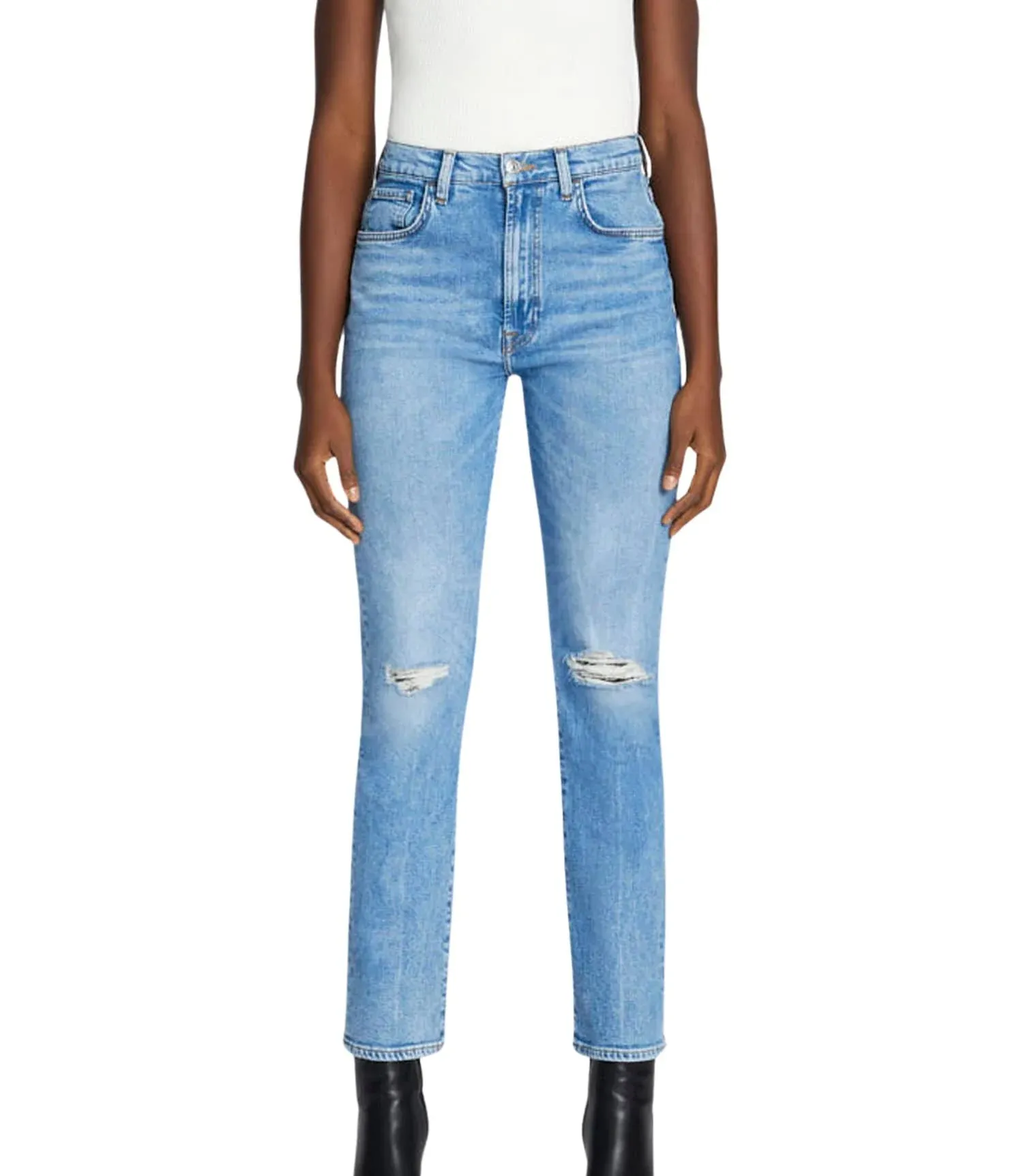 7 For All Mankind Women's Easy Slim Pants