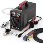 YESWELDER 65 Amp Non High Frequency Non-Touch Pilot Arc Digital Plasma Cutter, DC Inverter 110/220V Dual Voltage Cutting Machine, Size: 15.75\Large x