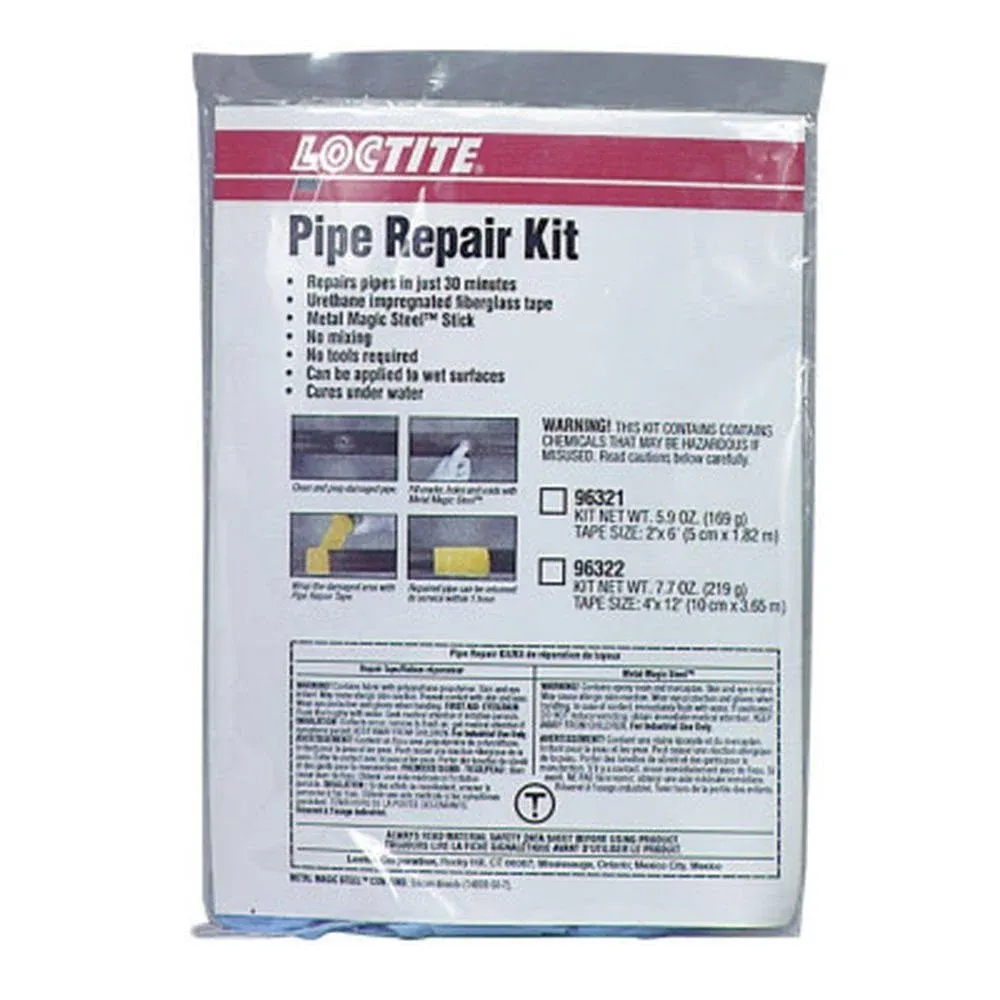 Loctite 209818 Pipe Repair Kit, 2" X 6'