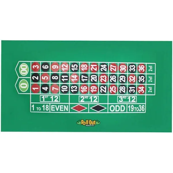 Rollout Gaming Roulette Table Top TAB-1005