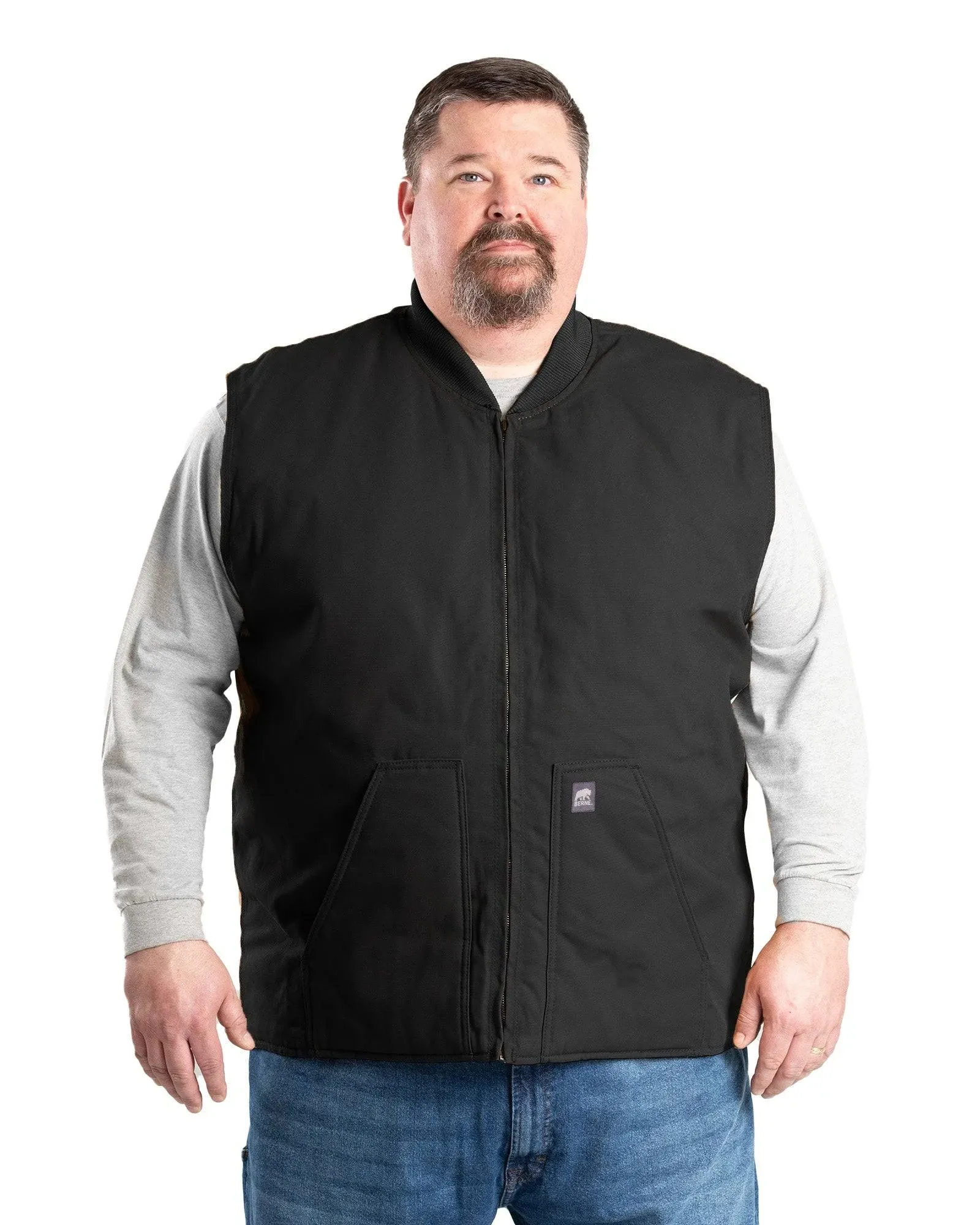 Berne Duck Workmans Vest, Black