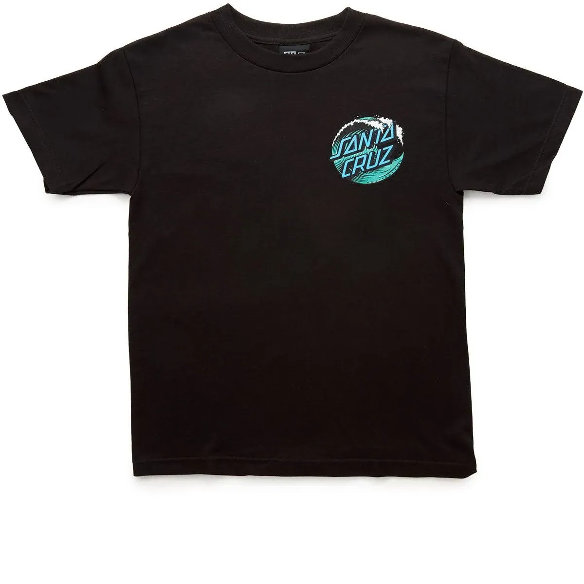 Santa Cruz Wave Dot Tee - Black