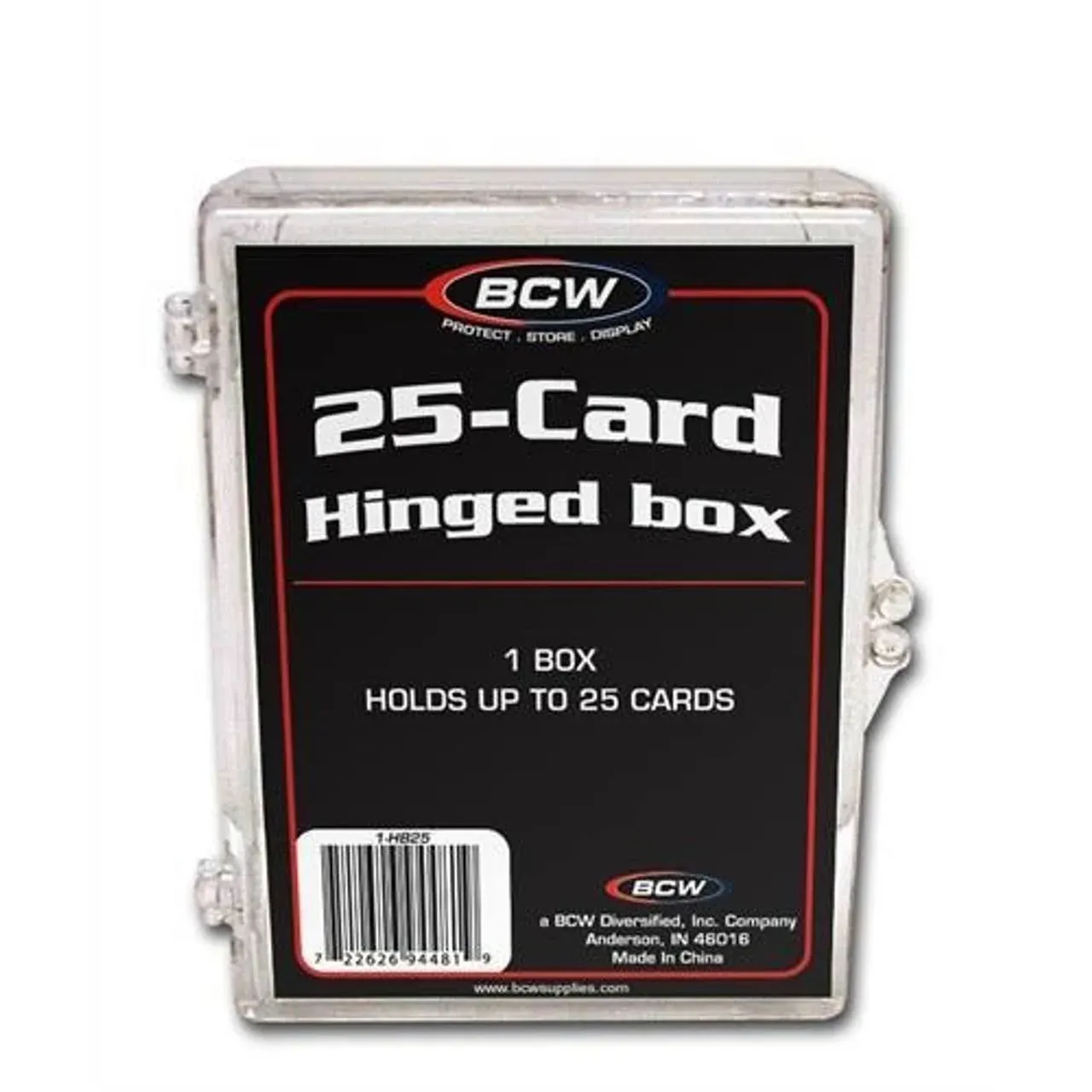 BCW Hinged 25 Trading Card Box