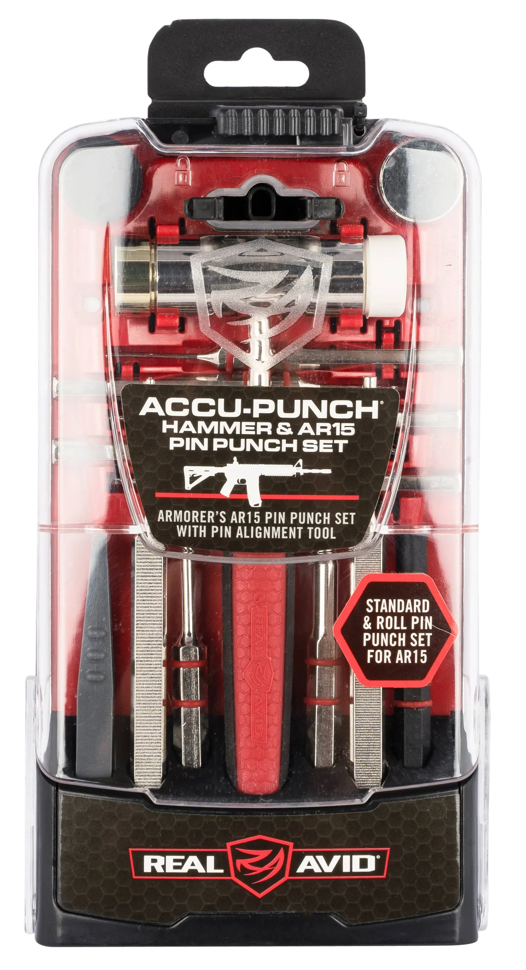 Real Avid Accu-Punch Hammer & AR15 Pin Punch Set