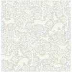 NuWallpaper 216 in. x 20.5 in. Grey Merriment Peel and Stick Wallpaper NUS3677