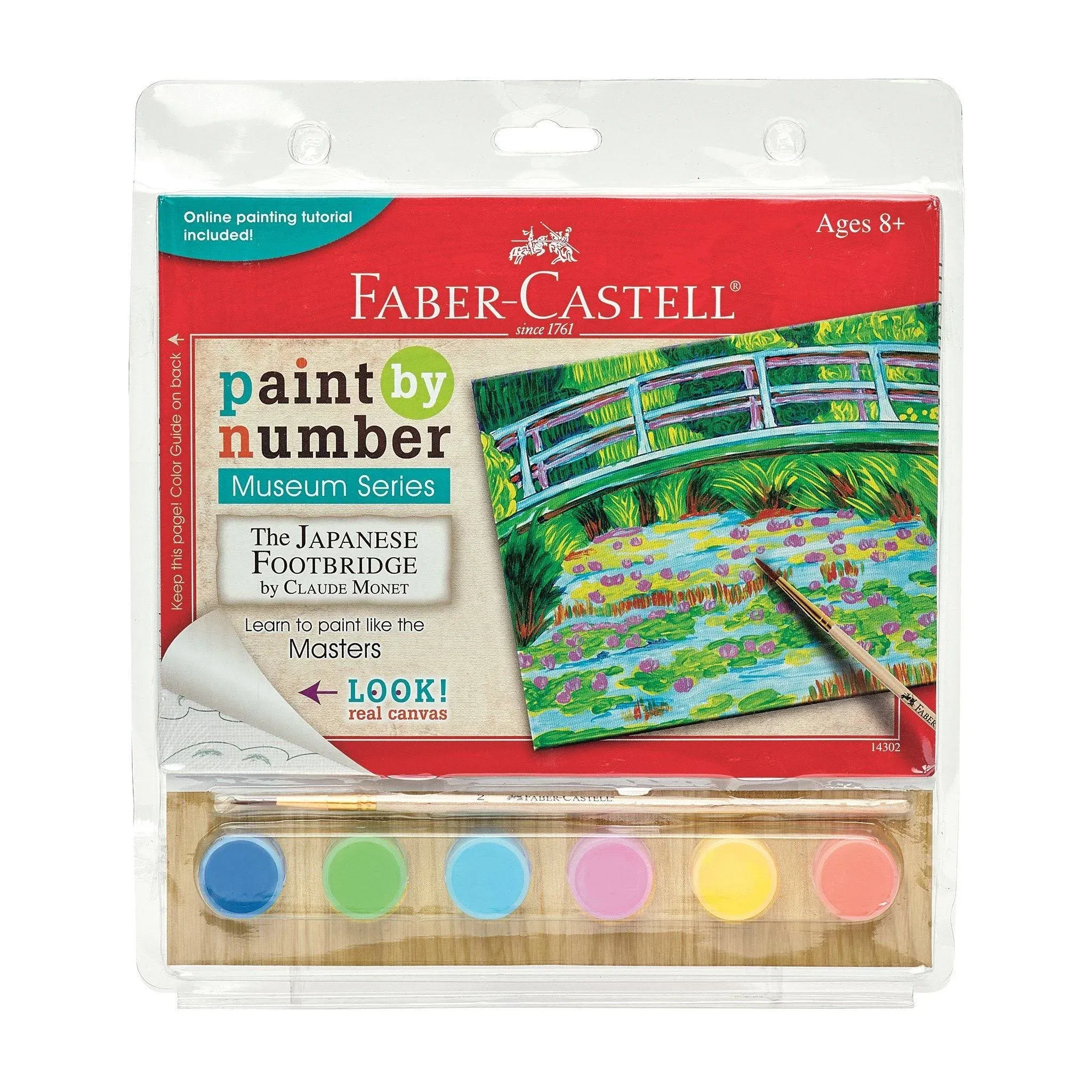 Faber-Castell Paint by Number Museum Series - The Japanese Footbridge by Claude Monet