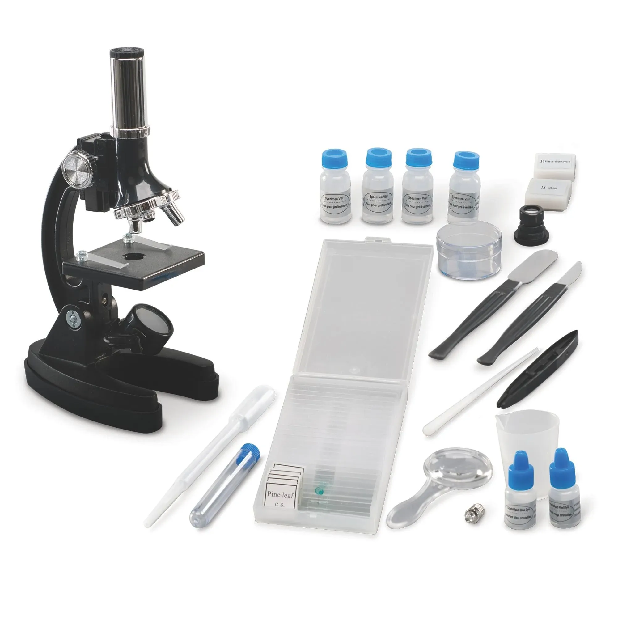 Educational Insights GeoSafari MicroPro 95-Piece Microscope Set