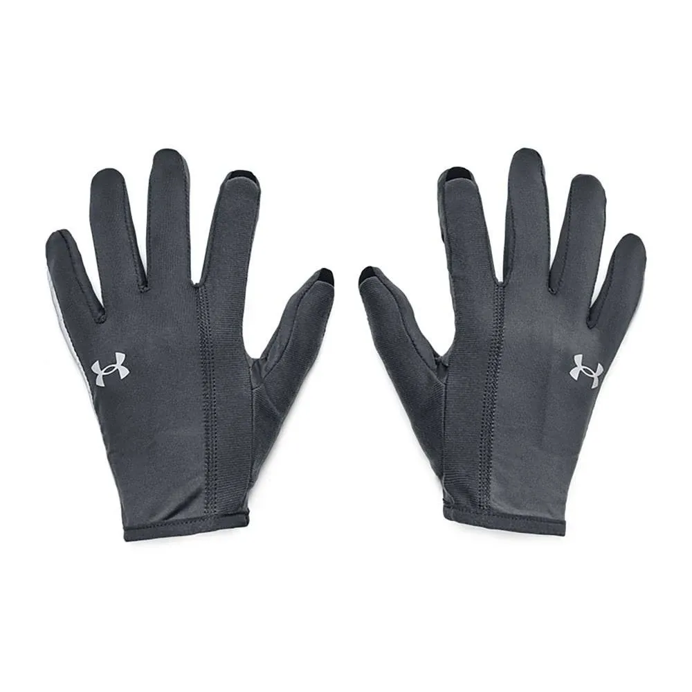 Under Armour men&#039;s Storm Run Liner Running Gloves - size XL - Grey