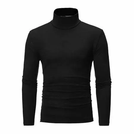 Square Carmen Men's Autumn Winter Turtleneck Long Sleeve Slim Pullover Sweater ...